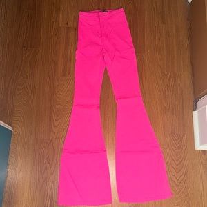 Hot pink bell bottoms never worn